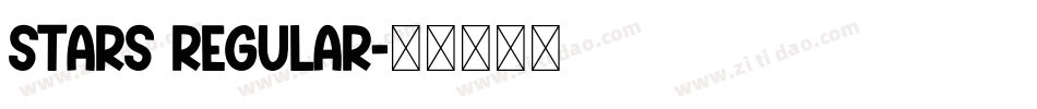 Stars Regular字体转换